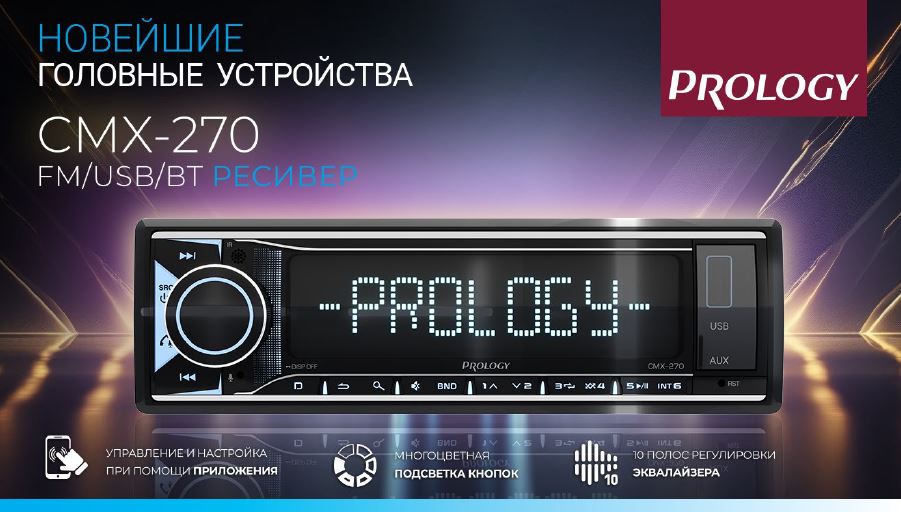 Майские новинки модельного ряда! Prology CMX-270 Ещё удобнее и нагляднее!