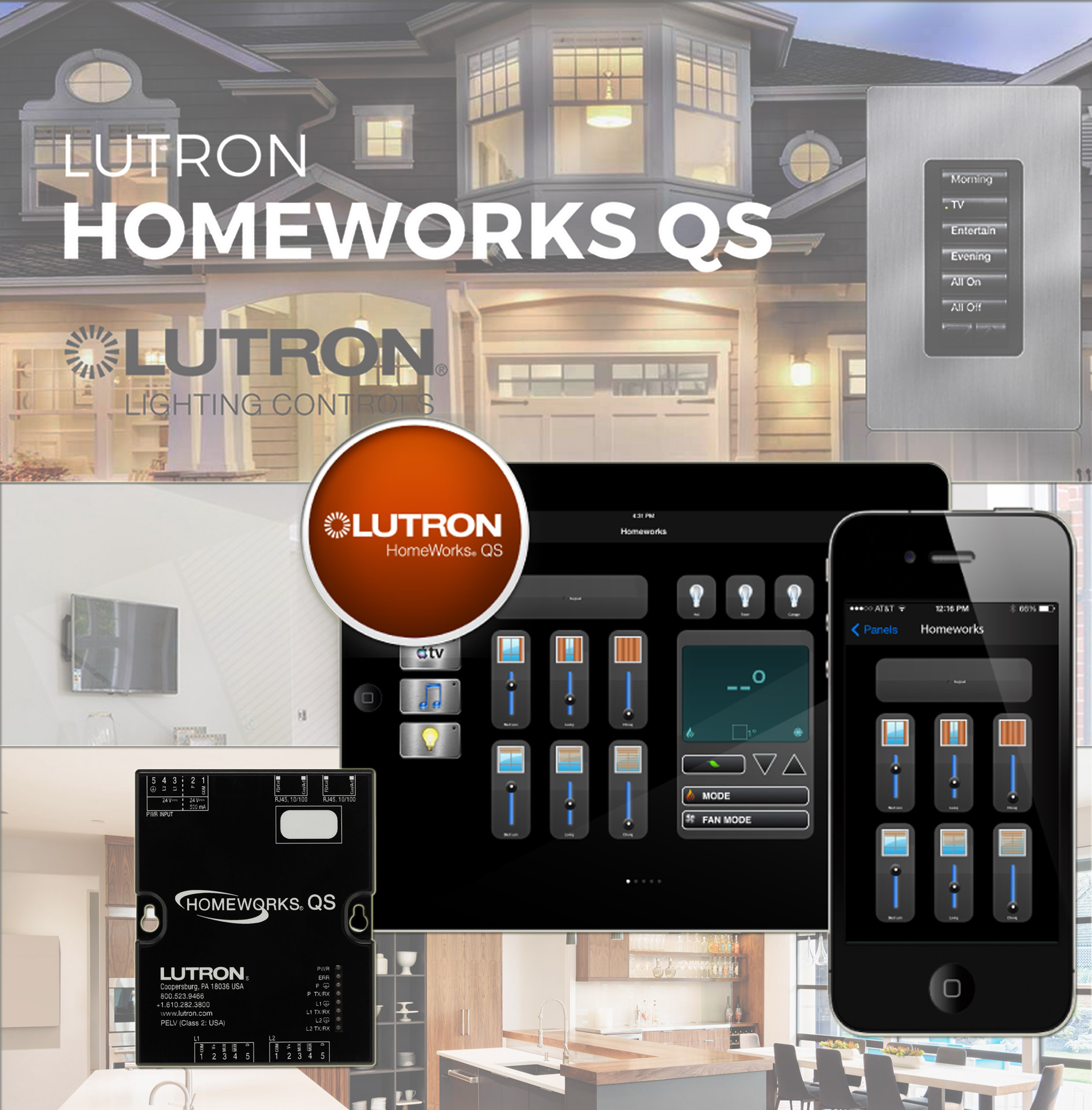 Семинар Lutron: Расширенные возможности HomeWorks QS.